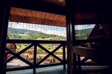 Люкс с видом на горы в Отеле Chalet Filvarok